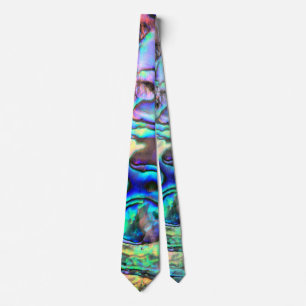 Cravate Design naturel des coquillages d'Abalone