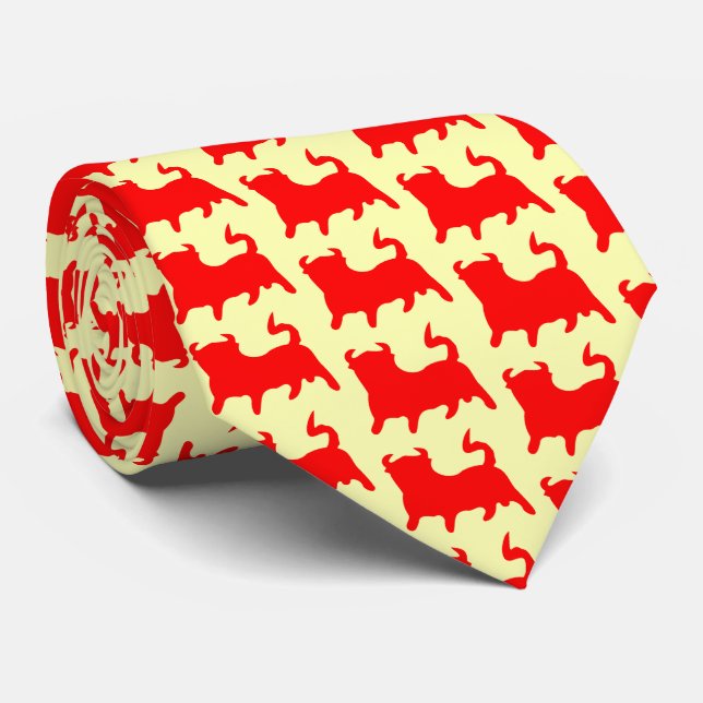 Cravate Design Red Bull (Roulé)