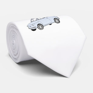 Cravate Dessin bleu de style de crayon de Fiat 500