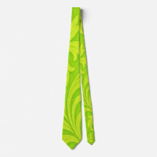 Cravate dessin floral rétro