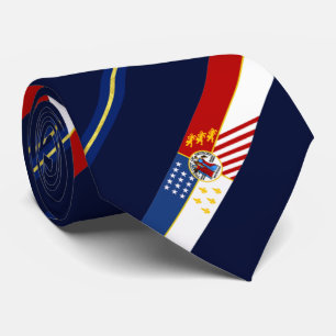 Cravate Detroit (Michigan) city flag Neck Tie