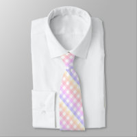 Diagonal Pastel Rainbow Checkerboard