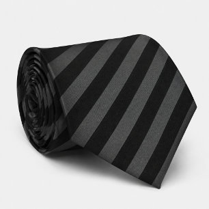 Cravate diagonale gris noir monochrome 