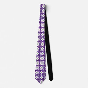 Cravate Diamant de Tanzanie, violet