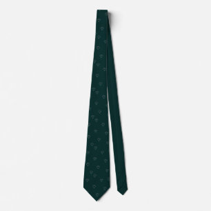 Cravate Diamant vert foncé