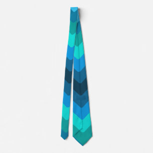 Cravate Diamants dans la mer (Motif géométrique)