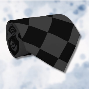 Cravate Diamants noirs et fumés - Élégants et intemporels