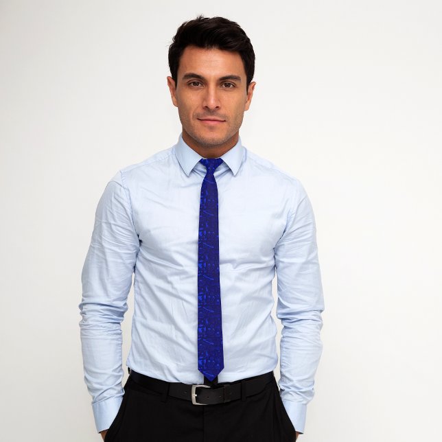 Cravate d'icônes scientifiques élégantes (Créateur téléchargé)