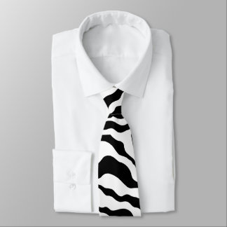 Cravate d'impression Retro Zebra