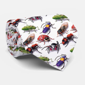 cravate d'insectes et d'insectes