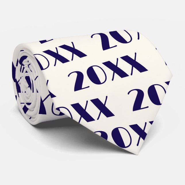 Cravate Diplômé de la promotion 20XX (Roulé)