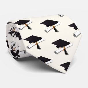 Cravate Diplôme et toque de graduation