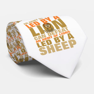 Cravate Dirigé Par Un Lion