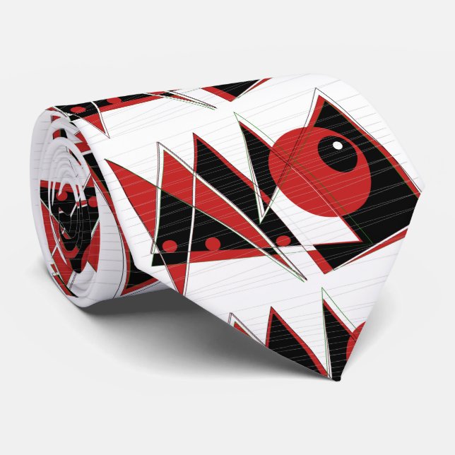 Cravate d'observation des yeux rouges (Roulé)