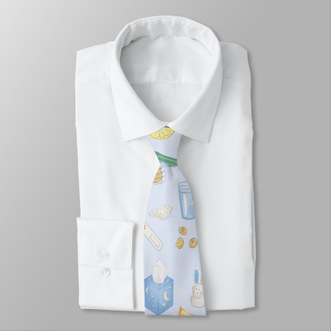 Cravate Doctor Tie Sick Day Get Well Soon Tie (Attaché)
