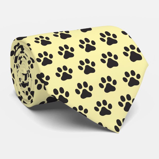 Cravate Dog paw necktie (Roulé)