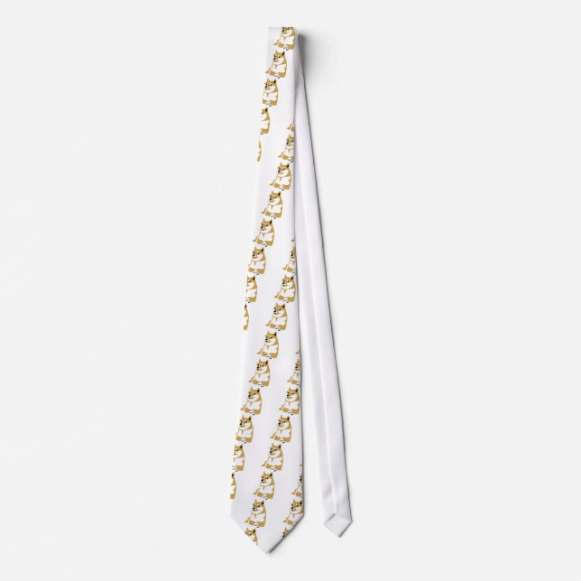 Cravate Doge - meme d'Internet (Devant)