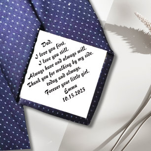 Cravate Don du père de la mariée de la mariée