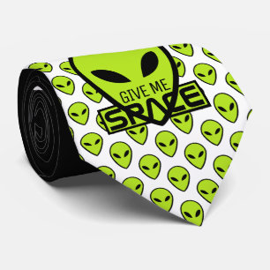 Cravate Donnez-moi de l'espace, Alien extra-terrestre