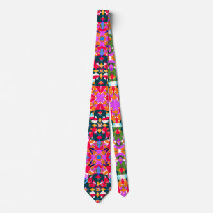 Cravate Dopamine amusant Dressing Positivity Motif Coloré