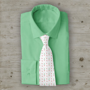 Cravate Dotted Chile Pepper Pattern