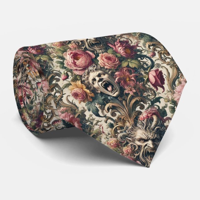 Cravate Douleurs baroques contre la faim - gothique victor (Roulé)