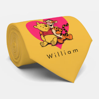 Cravate Doux Winnie l'ourson et Tigger