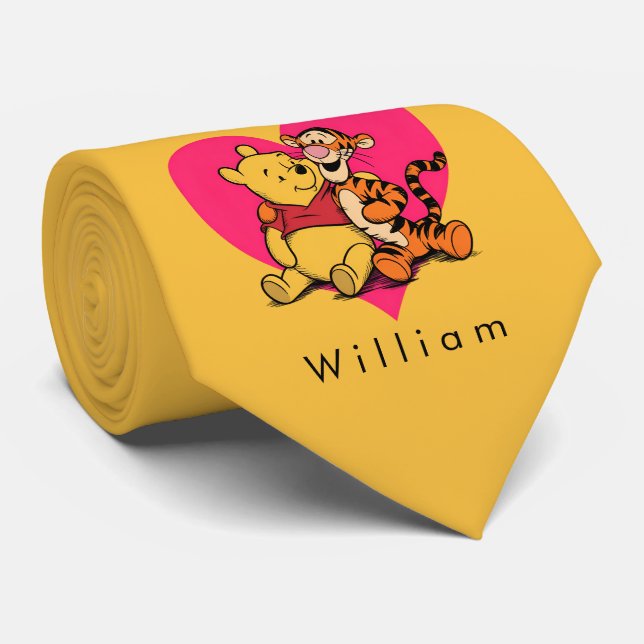 Cravate Doux Winnie l'ourson et Tigger (Roulé)