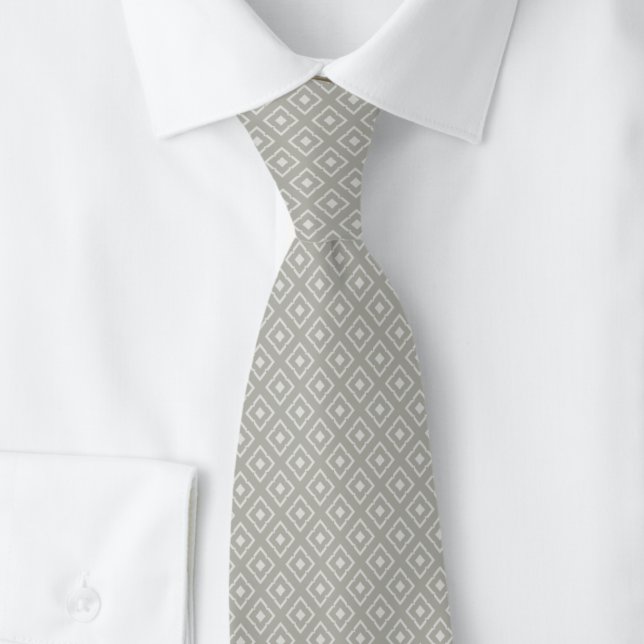 Cravate Dove Gray Diamant Encoche (Créateur téléchargé)