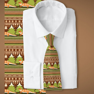 Cravate Dragon à oreilles et laide Noël