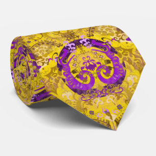 Cravate Dragon damas intersexe - Couleurs du drapeau de fi