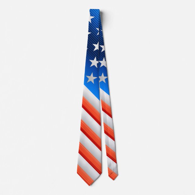 Cravate Drapeau américain (Devant)