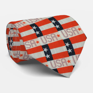 Cravate Drapeau américain