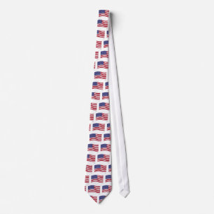 Cravate Drapeau Américain