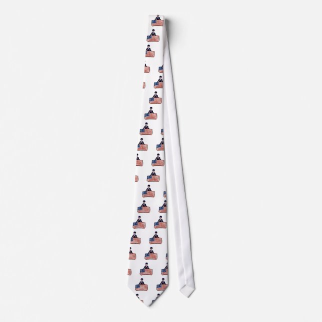 Cravate drapeau américain betsy ross (Devant)
