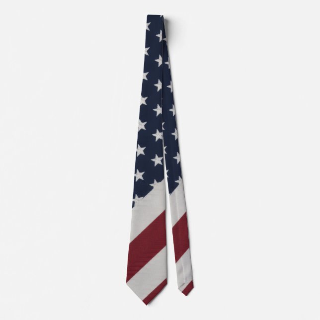 Cravate Drapeau américain patriotique (Devant)