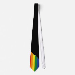 Cravate Drapeau arc-en-ciel gay pride