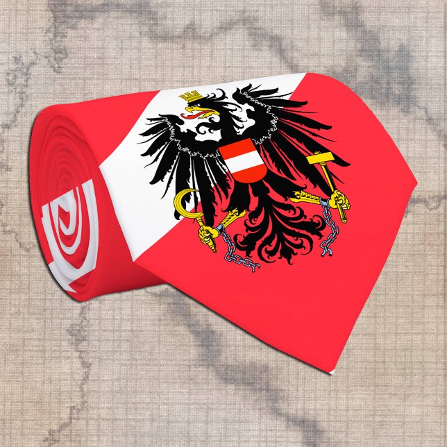 Cravate Drapeau autrichien & Voyage Autriche, affaires / s (Créateur téléchargé)