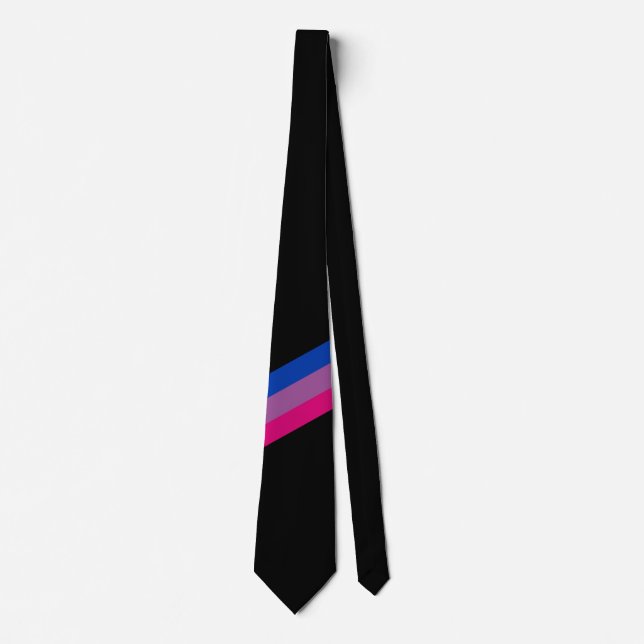 Cravate Drapeau bisexuel (Devant)