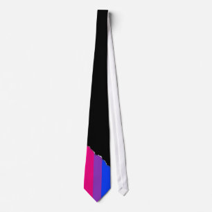 Cravate Drapeau bisexuel de fierté