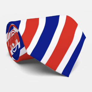 Cravate Drapeau civil du Costa Rica