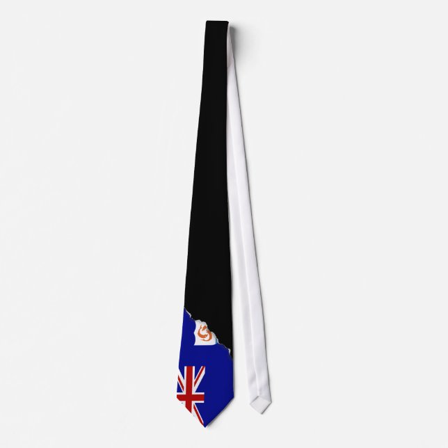 Cravate Drapeau d'Anguila (Devant)
