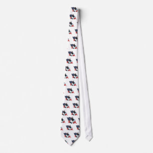 Cravate Drapeau de Boston Terrier