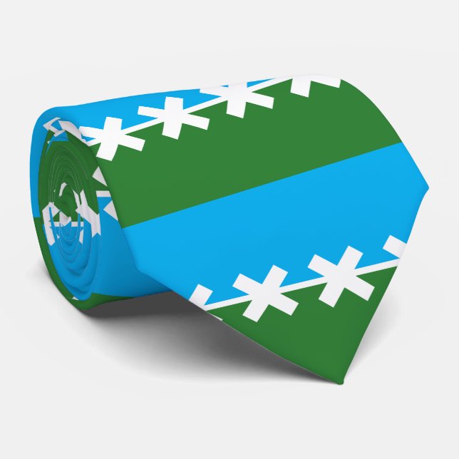 Cravate Drapeau de Cedar Park, Texas (Roulé)