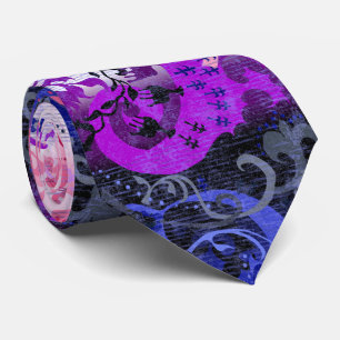 Cravate Drapeau de fierté Genderfluid Dragon Damassé