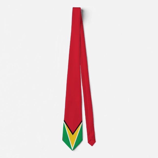 Cravate Drapeau de Guyana (Devant)