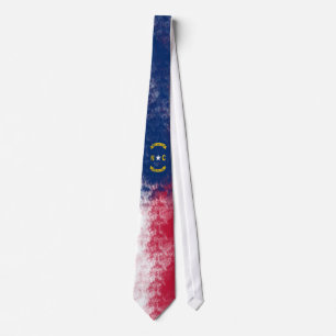 Cravate Drapeau de la Caroline du Nord