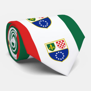 Cravate Drapeau de la Fédération de Bosnie-Herzégovine