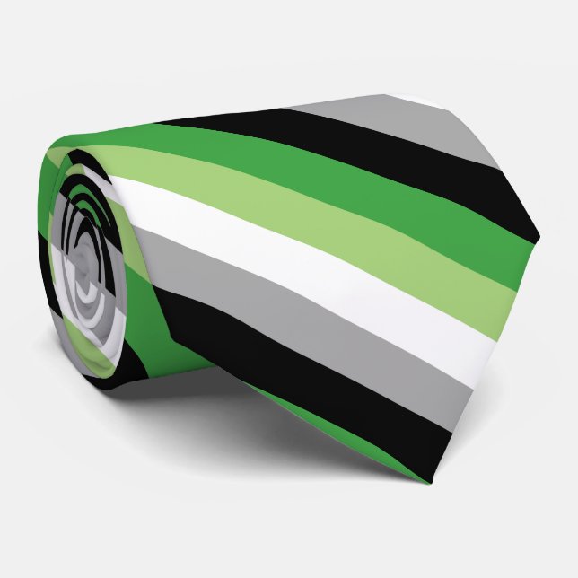 Cravate Drapeau de la Fierté (Roulé)