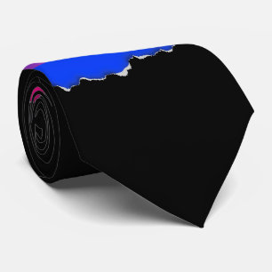 Cravate Drapeau de la fierté bisexuelle